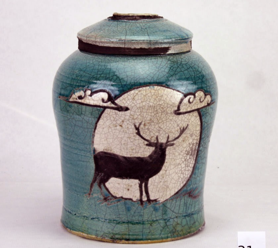 Urne Cerf au clair de Lune