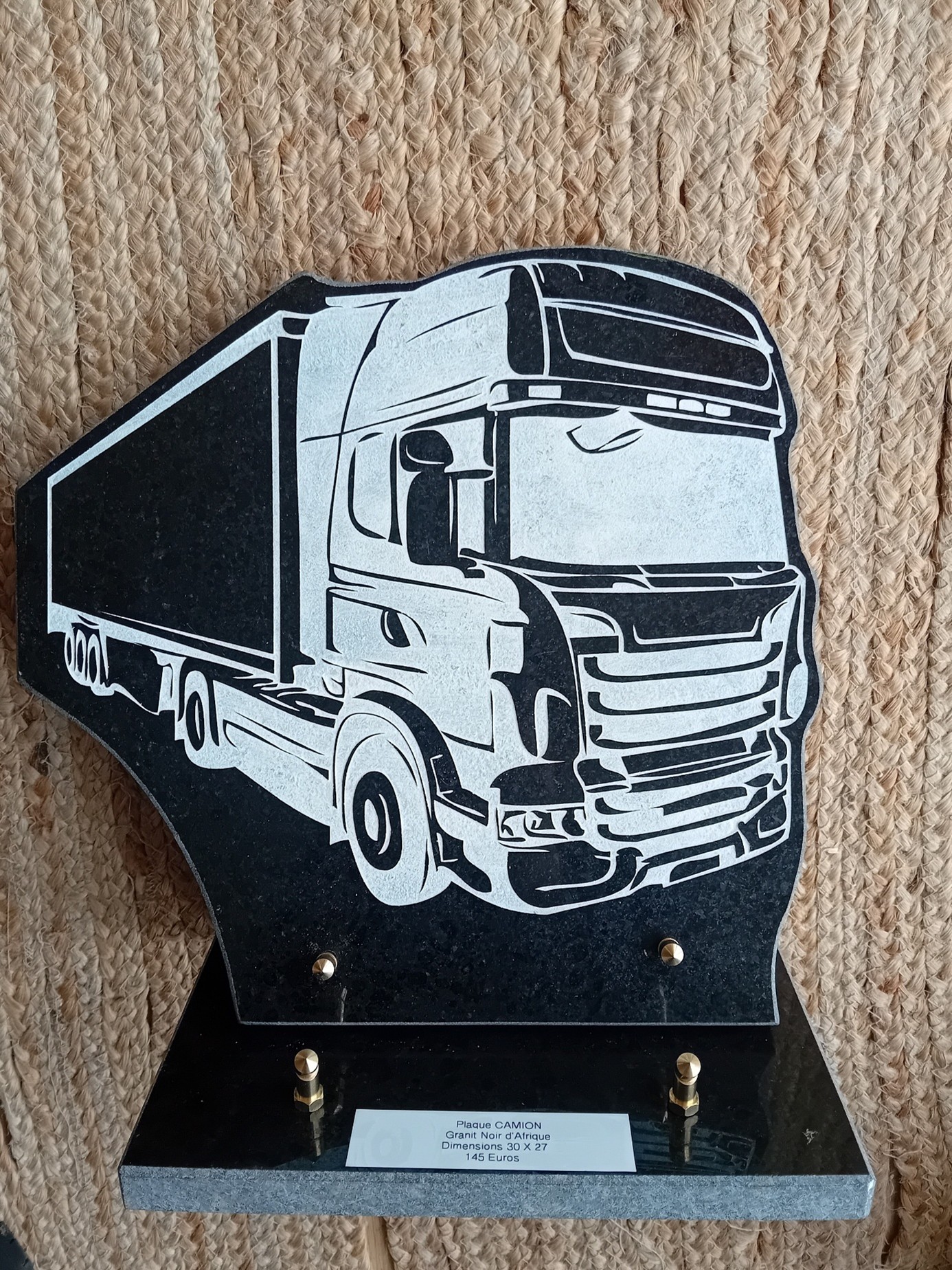 Plaque Camion