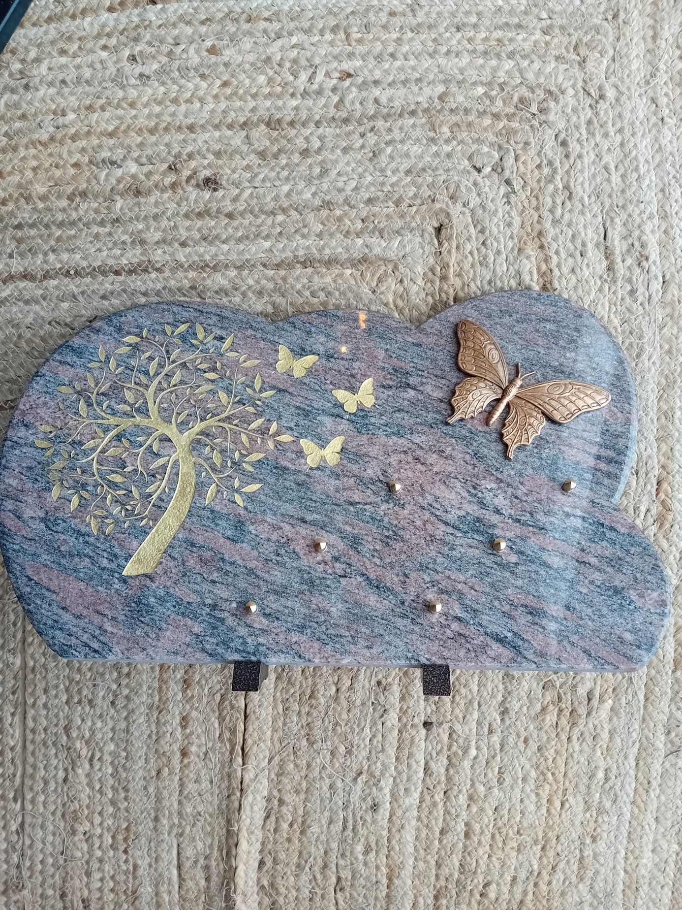 Plaque Arbre de vie et papillon