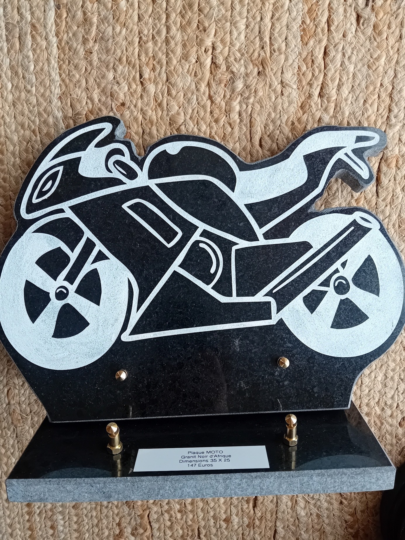 Plaque Moto
