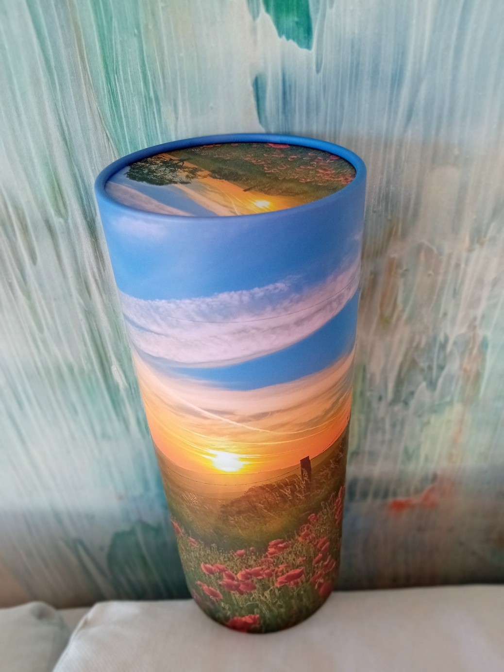 Urne Coucher de soleil bord de mer 2