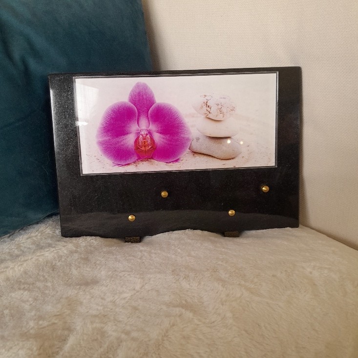 Plaque Orchidée