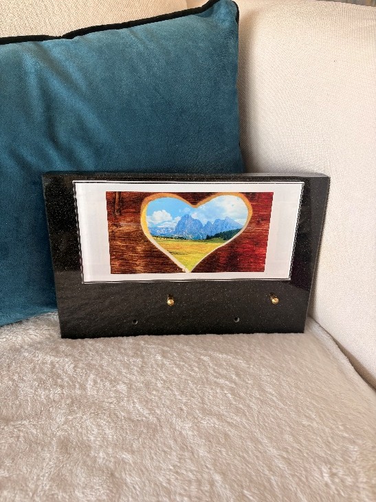 Plaque nature et amour