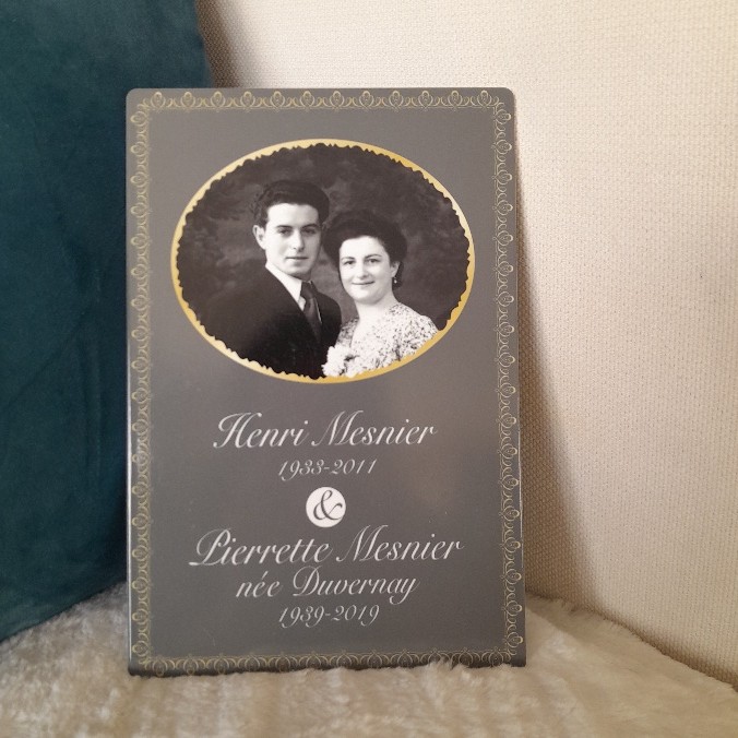 Plaque personnalisable